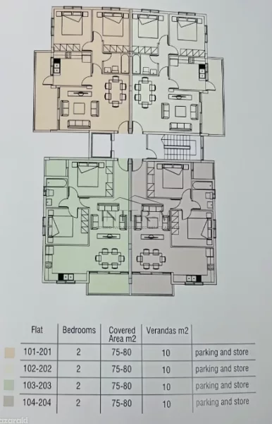 Beautiful Apartment To Sale,In Chaidari,Oroklini, Larnaca, Cyprus (2 Bedroom) photo 3