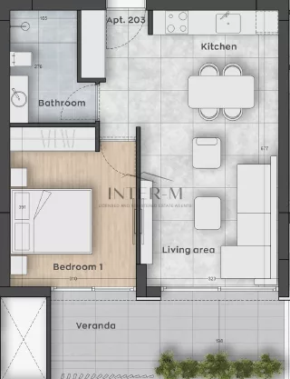 Stylish 1-Bedroom Apartment For Sale In Linopetra, Limassol (1 Bedroom) photo 4