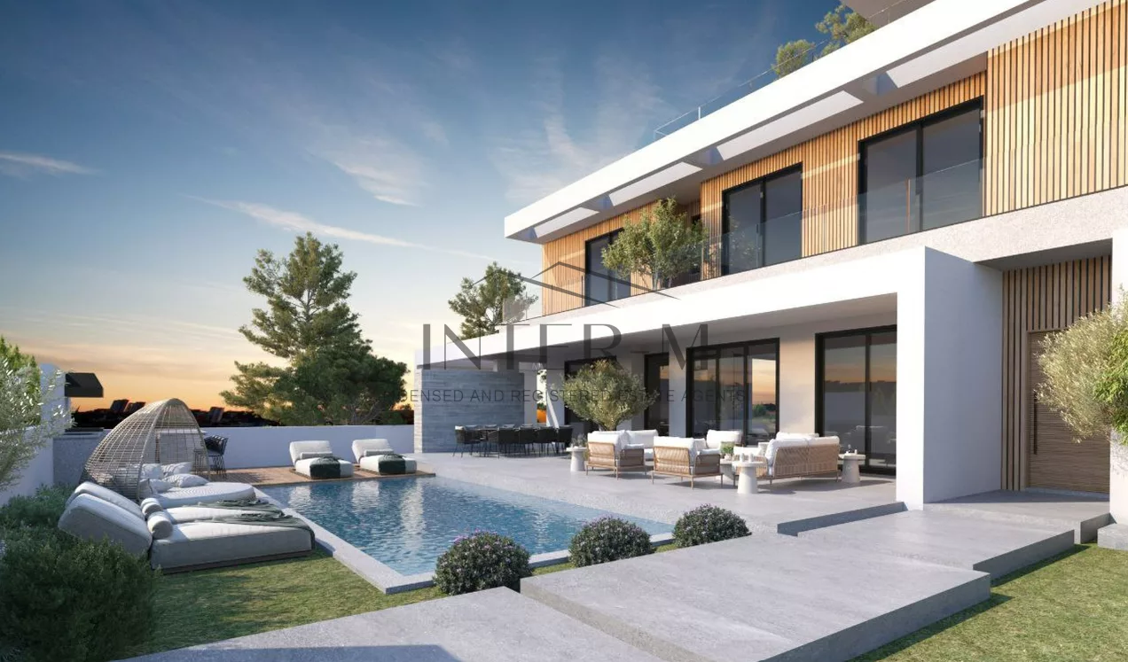 Brand New Luxury Detached Villa With Sea Views In Mouttagiaka, Limassol, Cyprus(6 Bedrooms)