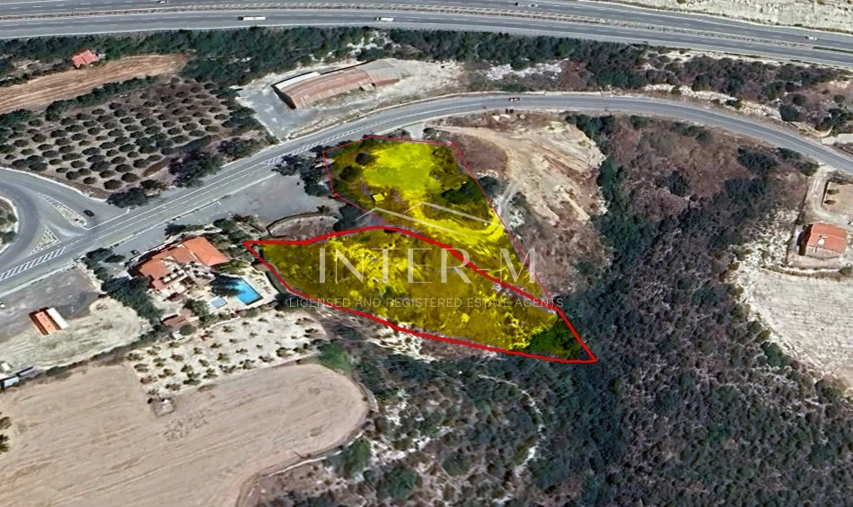 Two Connected Residential Lands For Sale In Pissouri, Limassol, Cyprus(6663 Sq.m)
