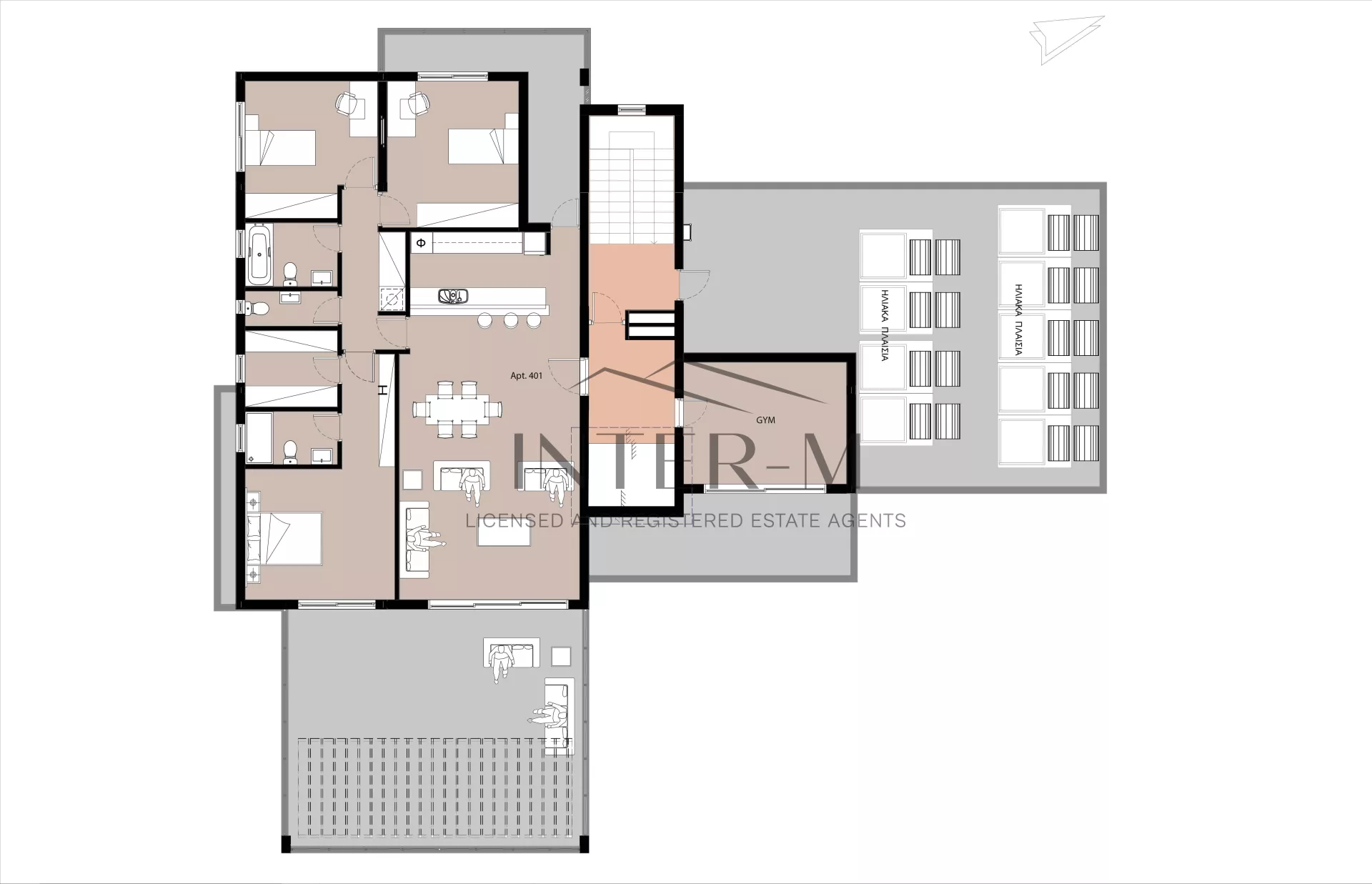 Luxury 3-Bedroom Penthouse For Sale – Mesa Geitonia, Limassol, Cyprus (3 Bedroom) photo 5