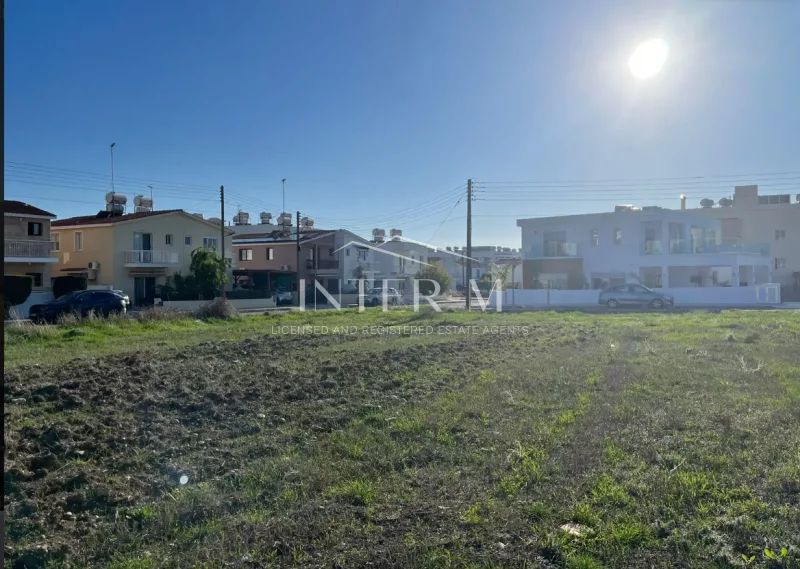 Prime Residential Corner Plot For Sale In Geroskipou, Paphos (596 Sq.m) photo 2