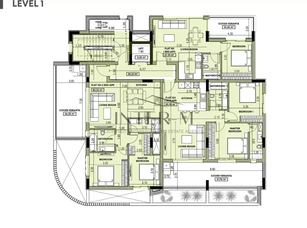 Exclusive 1-Bedroom Apartment For Sale – Kato Polemidia, Limassol,Cyprus (1 Bedroom) φωτογραφία 2