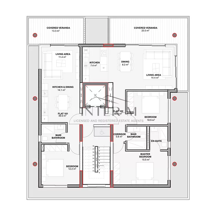 Luxury Penthouse  For Sale In Mackenzy , Larnaca (3 Bedroom) photo 15