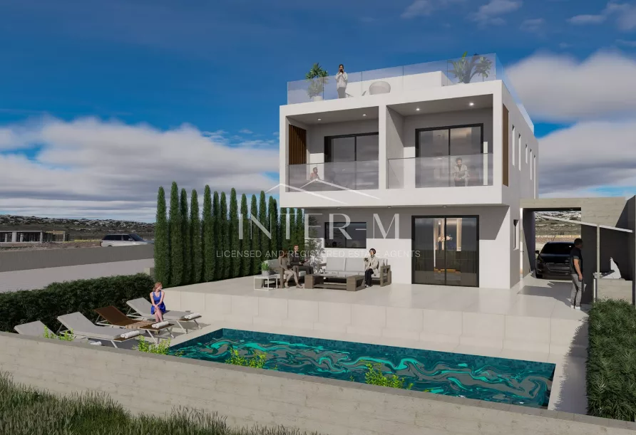 MODERN 3-BEDROOM VILLA WITH PRIVATE POOL & ROOF TERRACE FOR SALE – GEROSKIPOU, PAPHOS,CYRPUS photo 2