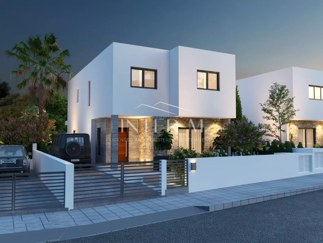 For Sale - Under Construction Detached House In Geroskipou, Paphos (4 Bedroom)