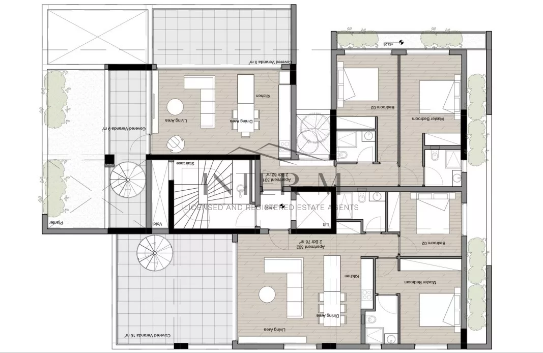 Top Floor Apartment In Columbia Area,  Limassol, Cyprus (2 +1 Bedroom) φωτογραφία 8