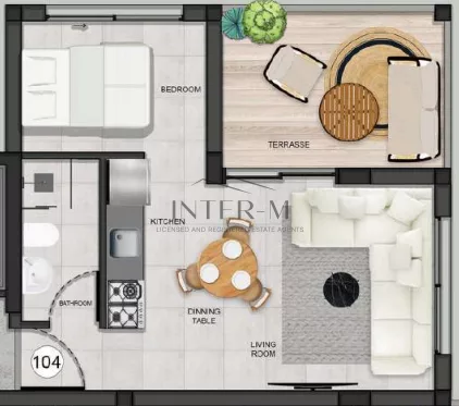 Modern Studio Apartment For Sale In Agios Athanasios, Limassol (1 Bedroom) photo 6