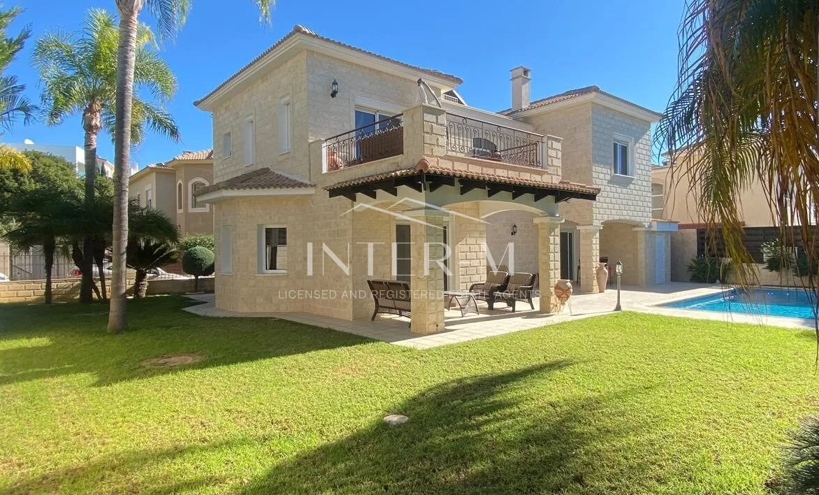 Elegant Villa For Sale In Agios Tychonas, Limassol, Cyprus(3 Bedrooms)