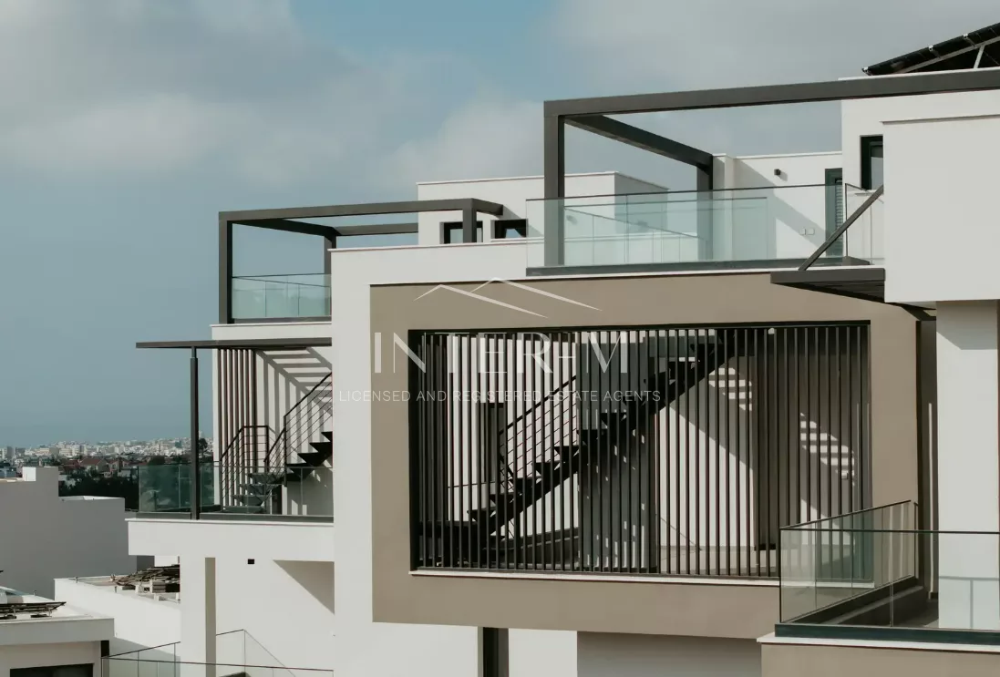 Brand New 4-Bedroom Luxury Penthouse For Sale – Germasogeia, Limassol ,Cyprus | Sea View | Roof Garden | Gated Complex