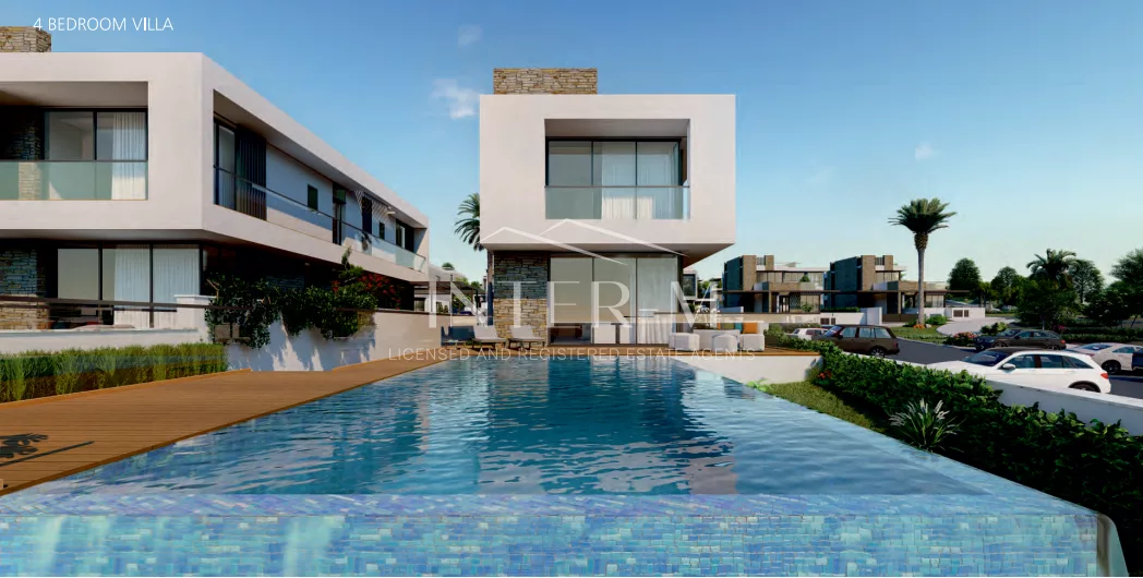 Beachfront Villas For Sale In Chloraka, Paphos  (3 Bedroom)