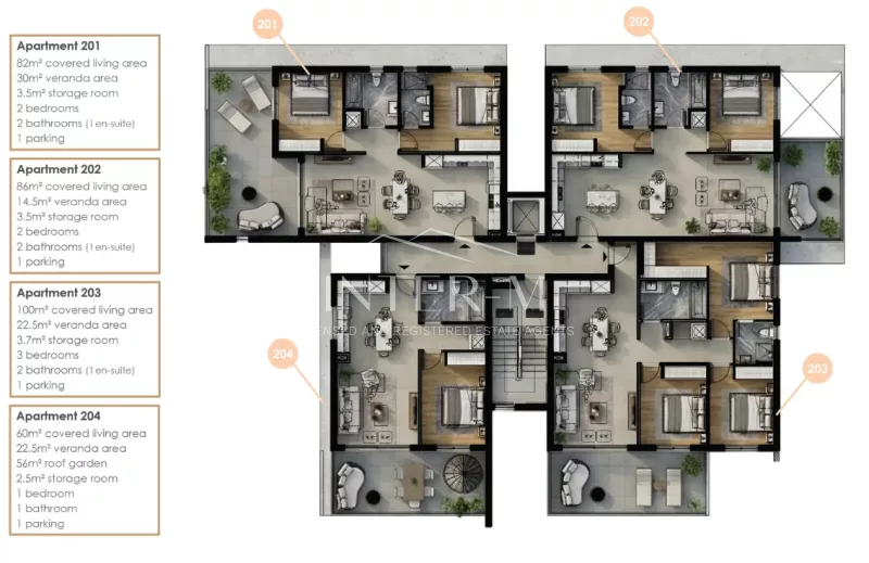 Luxury 3-Bedroom Penthouse For Sale | Kiti, Larnaca,Cyprus (3 Bedroom) φωτογραφία 2