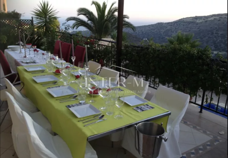 Luxury Villa With Panoramic Sea & Mountain Views For Sale – Agios Tychonas, Limassol,Cyprus φωτογραφία 5